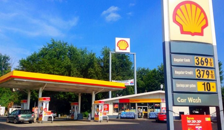 A Shell gas station in Bethel, Connecticut.