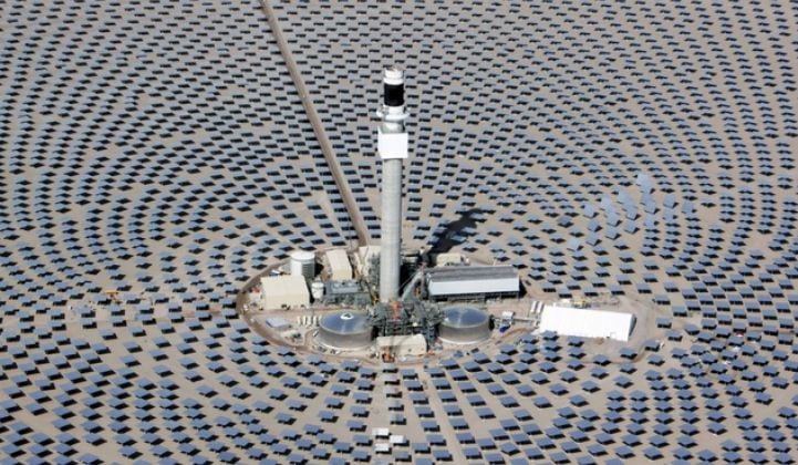 Crescent Dunes: The one-time future of solar energy technology.