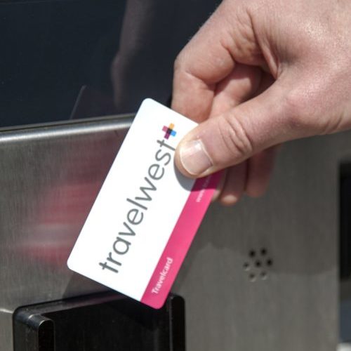 Travelcards are inserted into a slot at iPoints.