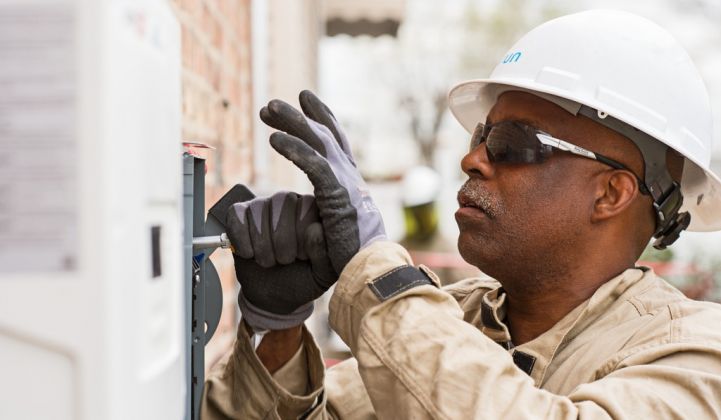 A growing portion of customers installing home PV systems are pairing them with batteries. (Photo: Sunrun)