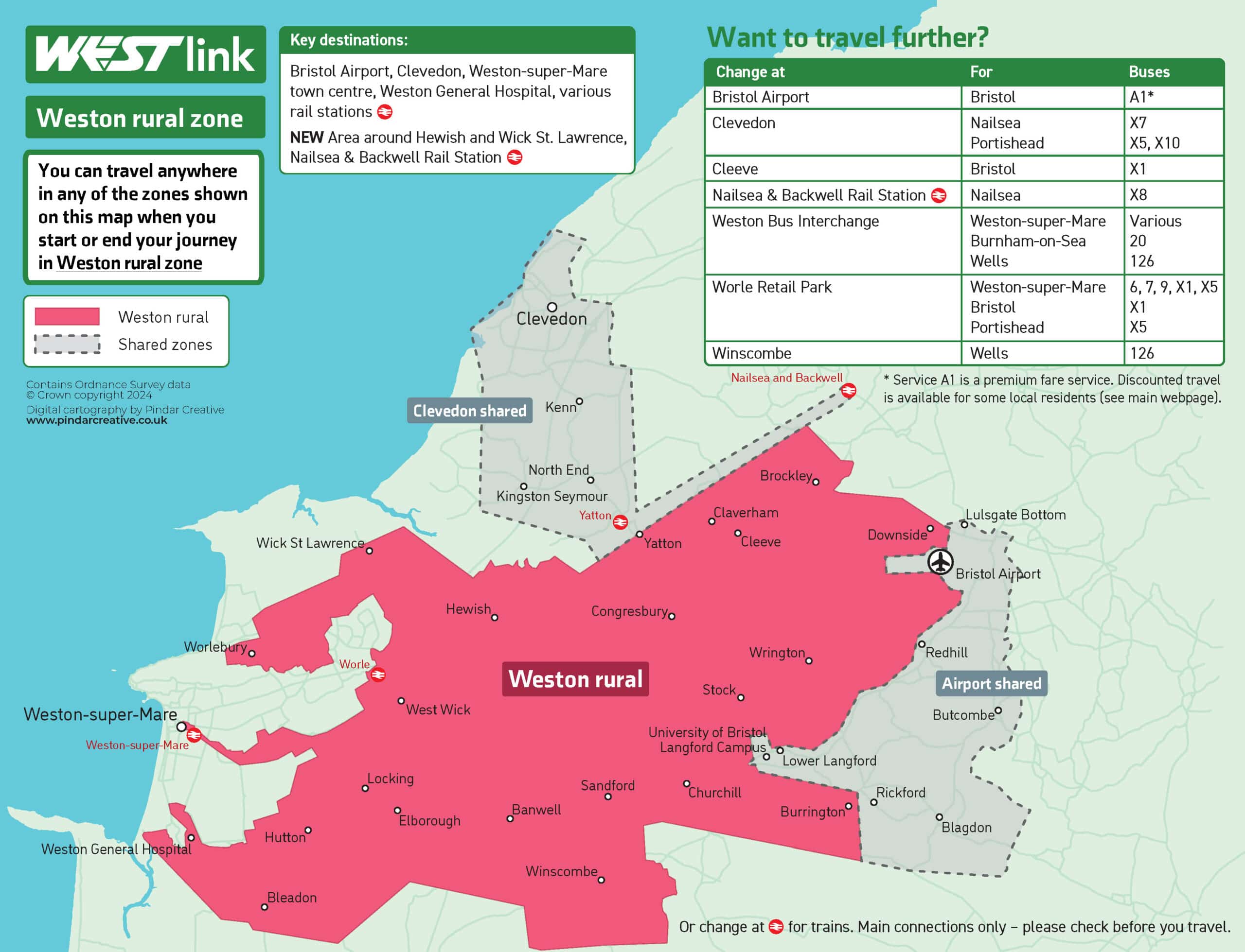 Weston rural zone map showing the boundaries and where you can travel. This information is also provided in an accessible version below.